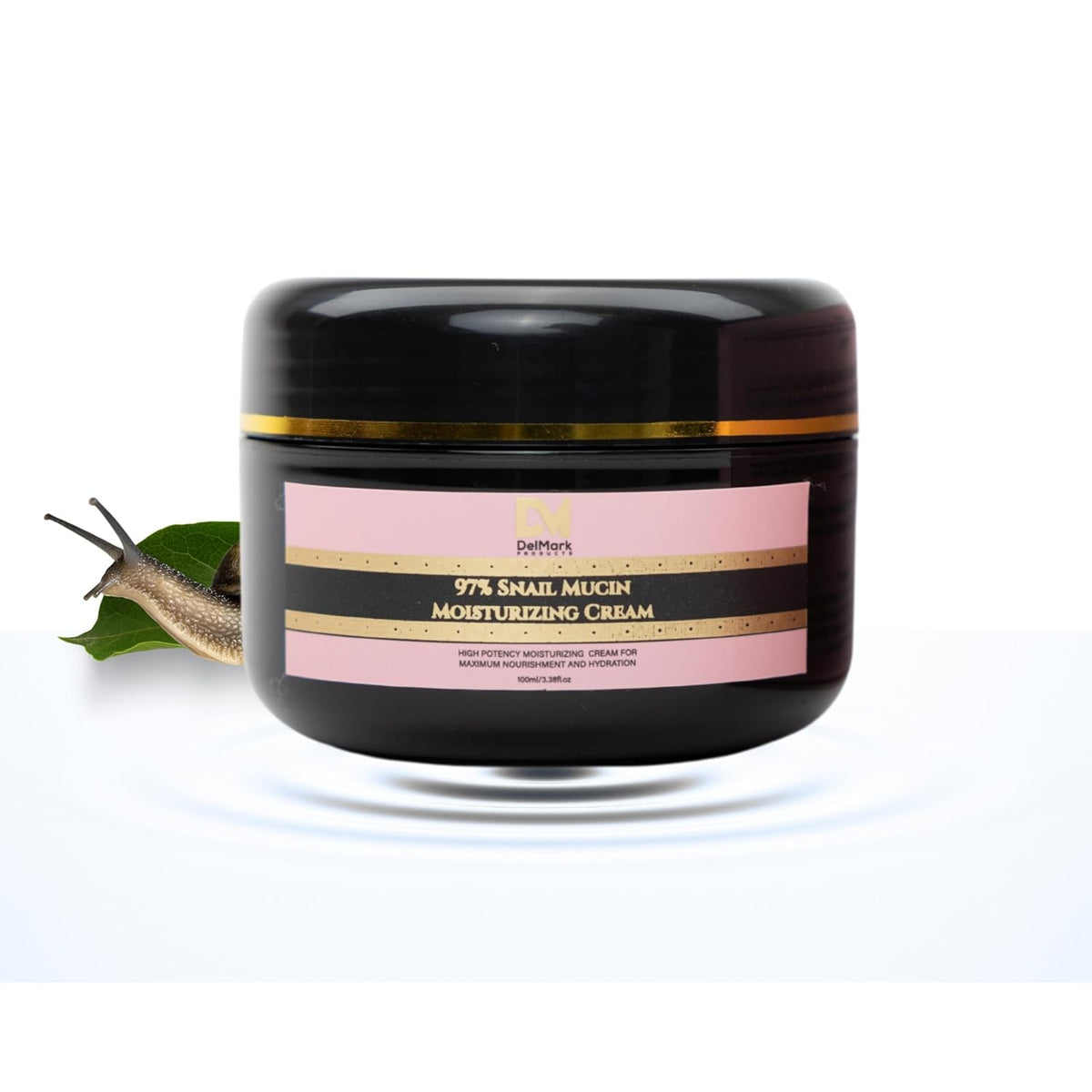 Snail Mucin 97% Daily Face Moisturizer Cream 100ML - Hydrating, Repairing, and Illuminating Korean Formula for Smooth, Healthy Skin