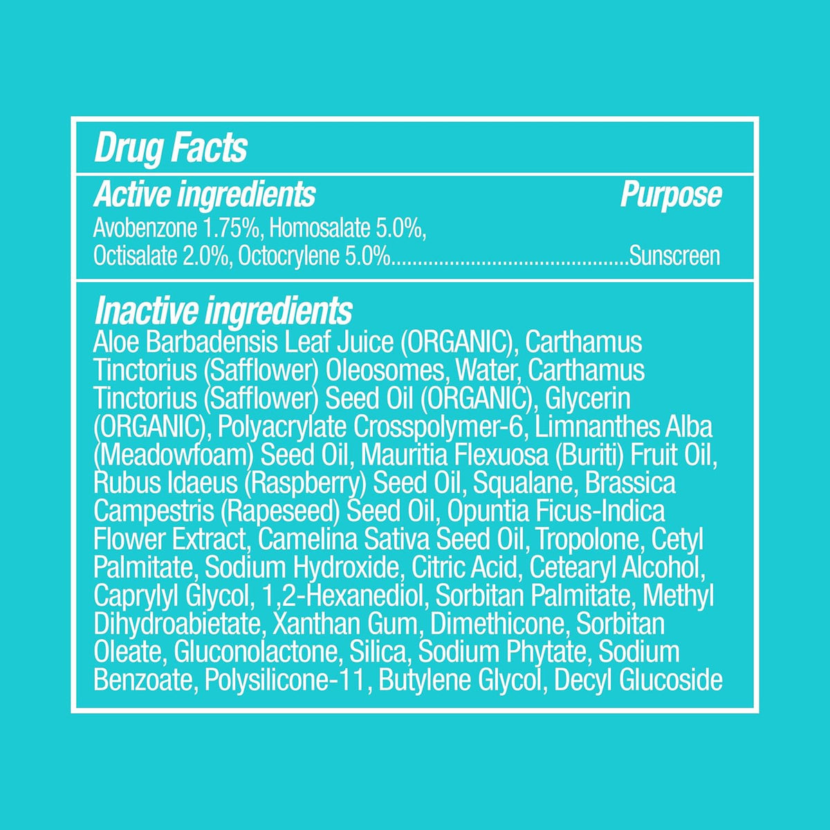 COOLA Face Sunscreen SPF 50 Lotion, Fragrance Free, 1.5 Oz