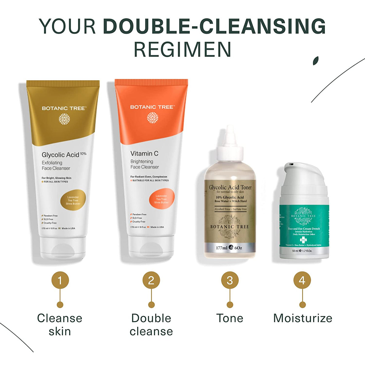 Glycolic Acid Facial Cleanser and Scrub - 10% AHA and Salicylic Acid - 6 Fl. Oz