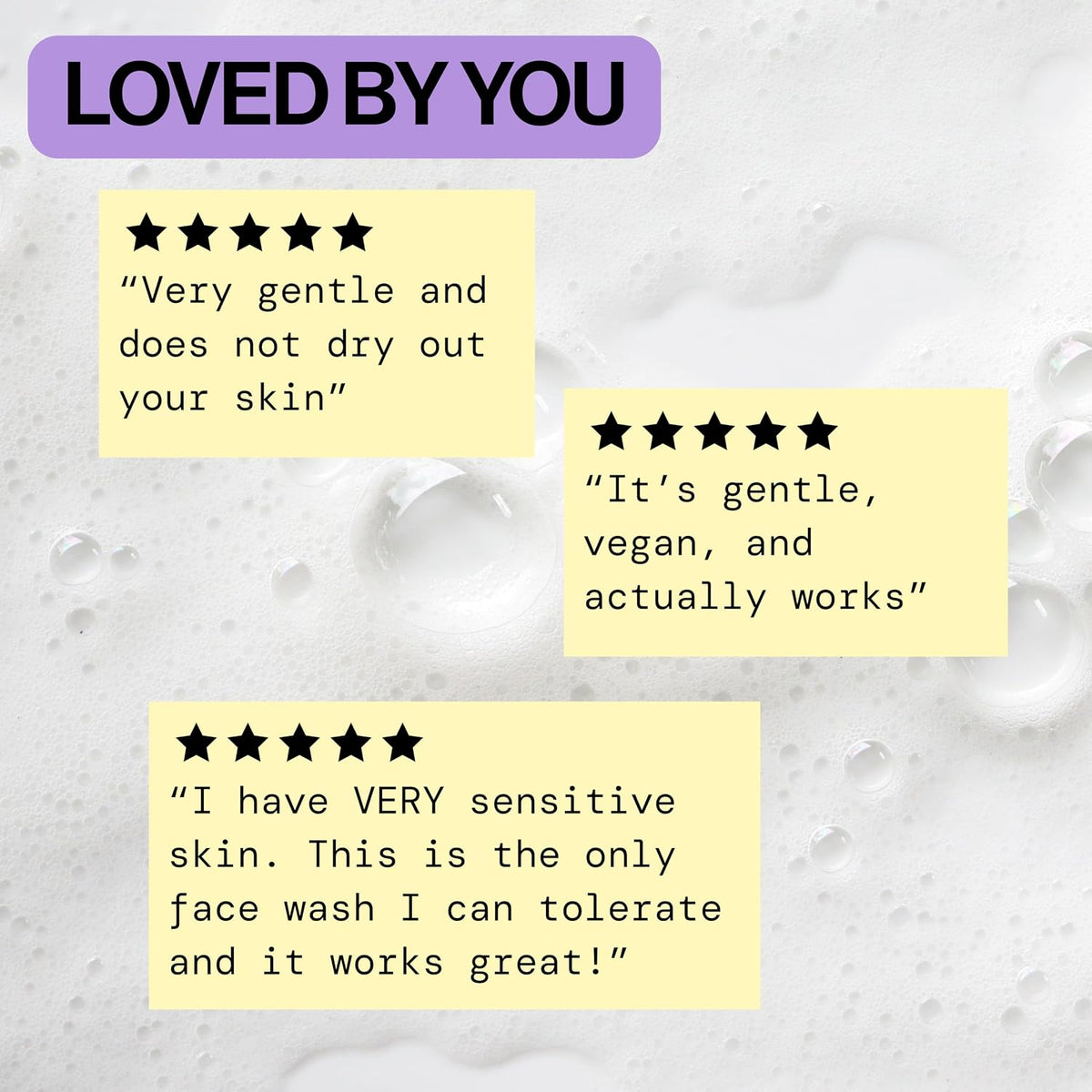 Gentle Facial Cleanser for Sensitive Skin - Vegan, Fragrance-Free, Ceramide Barrier Repair, Dermatologist Tested, Clean Beauty, and Cruelty-Free